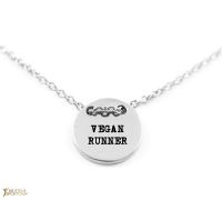 Vegan running necklace